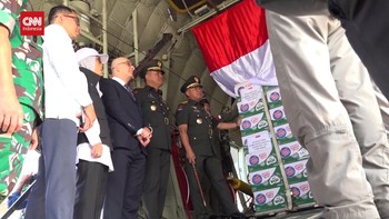 VIDEO: Indonesia Kirim 800 Ton Makanan dan Obat untuk Gaza