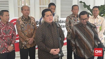 Update Eksklusif Olahraga CNN : Erick Thohir Pastikan Jadwal Timnas di JIS Tak Ganggu Persija