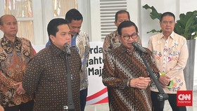 Pramono Jumpa Erick Thohir Bahas Liga 3 dan Liga 4