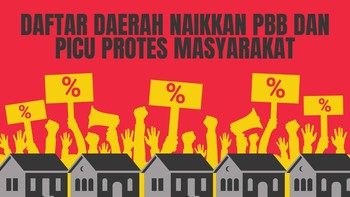 INFOGRAFIS: Daftar Daerah Naikkan PBB dan Picu Protes Masyarakat