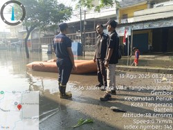 Kemensos Kirim Bantuan Logistik untuk Korban Banjir di Kota Tangerang