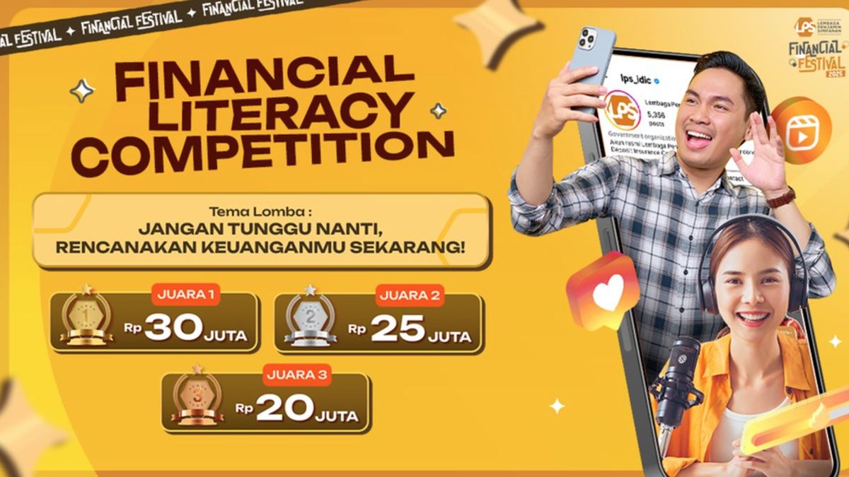 Ayo Ikut Lomba Video Edukasi Keuangan LPS, Berhadiah Rp30 Juta