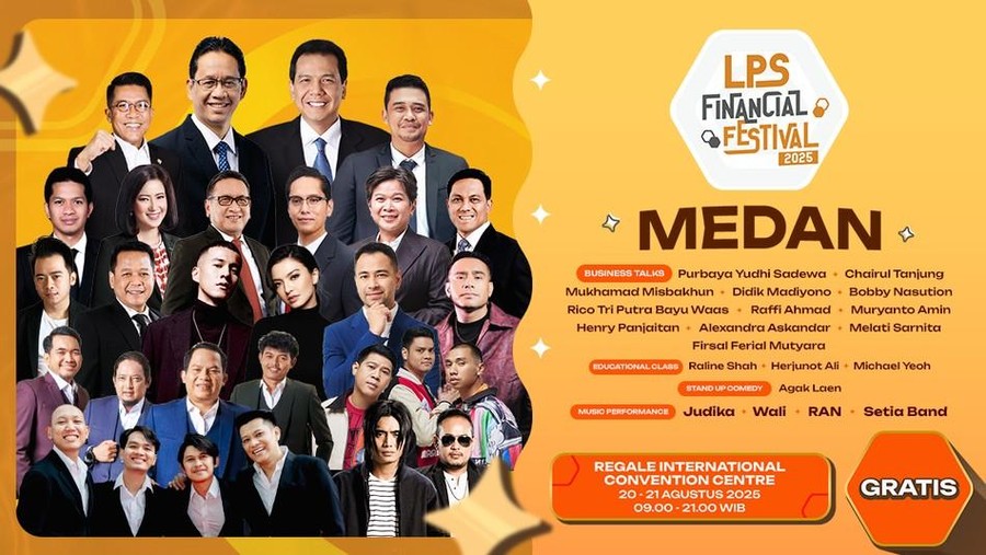 LPS medan Poster LPS Financial Festival Medan