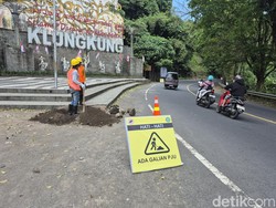 47 LPJU Karangasem Diperbaiki Jelang Gerak Jalan-Banjarangkan Mulai Dikerjakan