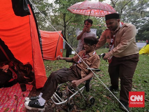 FOTO: Perkemahan Nasional Pramuka untuk Anak Berkebutuhan Khusus
