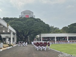 Istana Gelar Gladi Bersih Upacara HUT Ke-80 RI, Begini Suasananya
