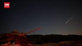 VIDEO: Keindahan Meteor Perseid di Langit Kroasia