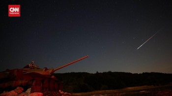 VIDEO: Keindahan Meteor Perseid di Langit Kroasia