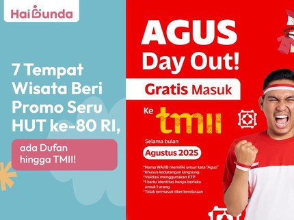 7 Tempat Wisata Beri Promo Seru HUT ke-80 RI, ada Dufan hingga TMII!