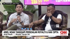 VIDEO: Ariel Noah Tanggapi Persoalan Royalti dan Hak Cipta