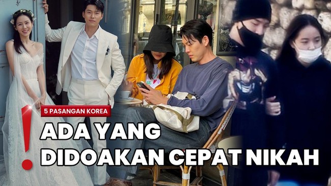 5 Pasangan Artis Korea yang Bikin Baper, Ada Hyun Bin-Son Ye Jin