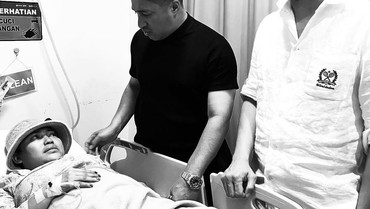Begini Tatapan Kosong Mpok Alpa Saat Dijenguk Raffi Ahmad dan Irfan Hakim