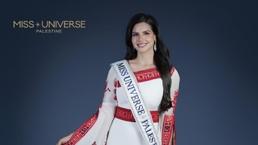 Nadeen Ayoub Cetak Sejarah, Jadi Perwakilan Pertama Palestina di Miss Universe 2025