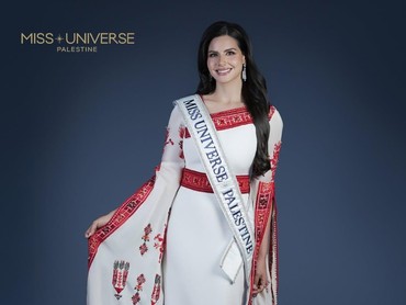Nadeen Ayoub Cetak Sejarah, Jadi Perwakilan Pertama Palestina di Miss Universe 2025