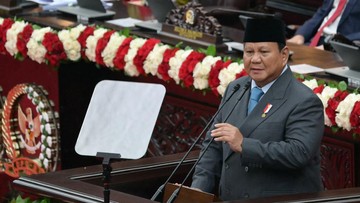 FOTO: Pidato Kenegaraan Pertama Presiden Prabowo Subianto