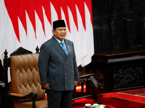 Perdana, Prabowo Pimpin Upacara 17 Agustus di Istana Kepresidenan