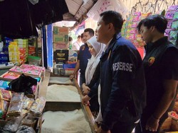 Polres Tanjung Priok Cek Stabilitas Stok dan Harga Beras di Pasar Muara Angke