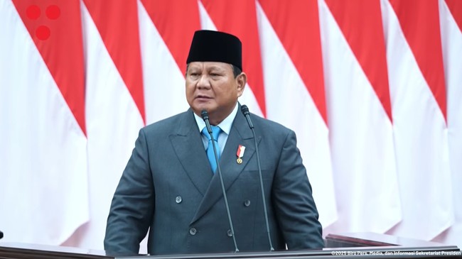 Presiden RI Prabowo Subianto menyinggung peran Presiden ke-7 RI Joko Widodo dalam merintis pembangunan Ibukota Nusantara (IKN).