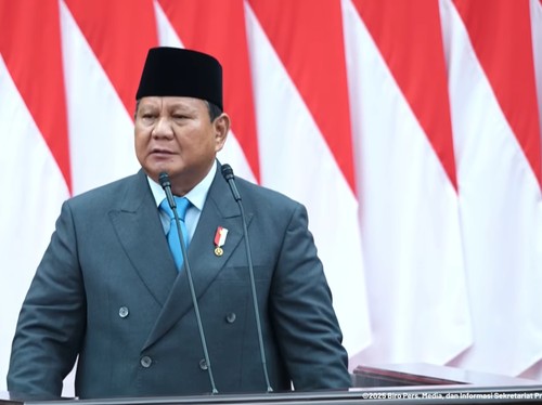 Prabowo Singgung Peran Jokowi di Pidato: Beliau Rintis Pembangunan IKN