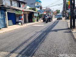 Sisa Galian Jl Asem Baris Tebet Viral Dikeluhkan Pengendara Kini Sudah Diaspal