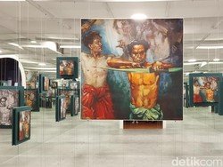 Rayakan HUT ke-80 RI, Jejak Lukisan Memanah dan Sketsa Henk Ngantung Dipajang