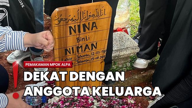 Mpok Alpa Dimakamkan di TPU Kujaran atas Permintaan Keluarga Besar