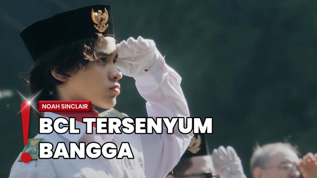 Momen Noah Sinclair Jadi Pemimpin Upacara HUT RI 80 di Sekolah