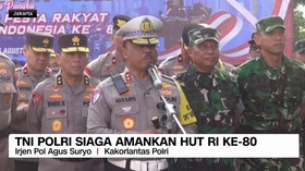VIDEO: Ribuan Personel TNI-Polri Dikerahkan Amankan HUT RI ke-80