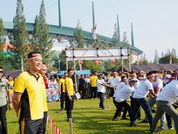 Semarakkan HUT ke-80 RI, Polres Bogor Gelar Lomba Tradisional Bareng Masyarakat