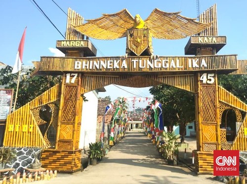 Semangat 17-an dan Gapura-gapura Cantik Desa di Lampung Selatan
