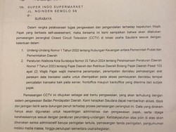 Surat Pemkot Surabaya Minta Resto-Swalayan Pasang CCTV Viral di Medsos