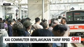 VIDEO: KAI Commuter Berlakukan Tarif Rp80