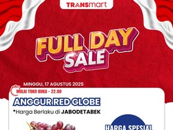Transmart Full Day Sale Obral Anggur Red Globe Jadi Semurah Ini
