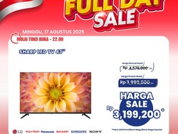 Smart TV 43 Inch Rp 3,1 Juta di Transmart Full Day Sale!