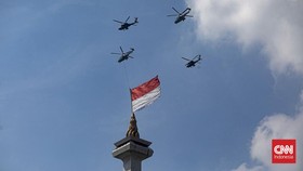 Penyebab Bendera Merah Putih Raksasa HUT TNI Robek di Monas