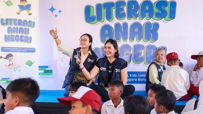 BRI Peduli luncurkan Program Literasi Anak Negeri di SDN 1 Malaka, NTB, untuk tingkatkan kemampuan membaca siswa dan dukung pendidikan berkualitas.
