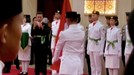 Denny Cagur dan Shanty menghadiri pengukuhan putranya&comma; Fabian Muhammad Yahva sebagai Paskibraka Provinsi Banten&period;