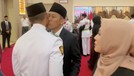 Denny Cagur dan Shanty menghadiri pengukuhan putranya&comma; Fabian Muhammad Yahva sebagai Paskibraka Provinsi Banten&period;