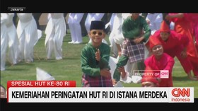 VIDEO: Kemeriahan Peringatan HUT RI di Istana Merdeka