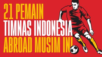 INFOGRAFIS: 21 Pemain Timnas Indonesia Abroad Musim Ini