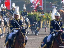Kirab Merah Putih, Bendera Dibawa dengan Kereta Kencana Garuda Prabayaksa