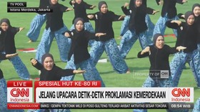 VIDEO: 100 Pesilat Putri Beraksi di Hadapan Presiden Prabowo