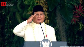 Prabowo Pakai Baju Adat Melayu Saat Upacara HUT RI ke-80 di Istana 