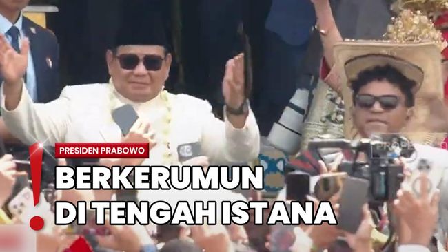 Momen Seru HUT RI ke-80, Presiden Prabowo Ikut Joget ‘Tabola Bale’