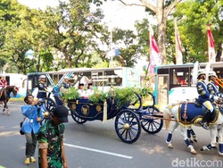 Tentang Kereta Kencana Garuda Prabayaksa yang Bawa Kirab Bendera Merah Putih