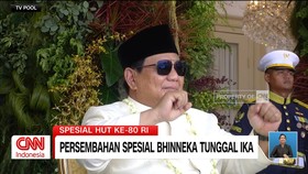 VIDEO: Momen Presiden Prabowo Nikmati Pertunjukan Tari Pacu Jalur 