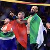 Juara UFC, Khamzat Bawa Bendera Palestina dan Teriak 'Allahu Akbar'