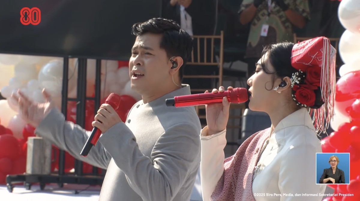 Penampilan Penyanyi Tanah Air di HUTke-80 RI