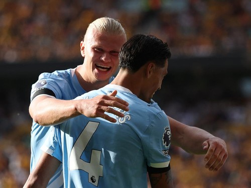 Hasil Liga Inggris: Haaland dan Reijnders Menggila, Man City Menang