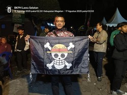2 Bendera One Piece Diamankan Petugas dari Pendaki Gunung Lawu